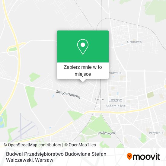 Mapa Budwal Przedsiębiorstwo Budowlane Stefan Walczewski