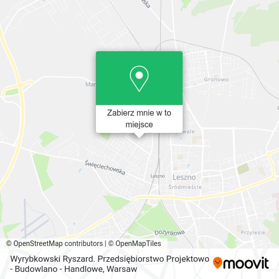 Mapa Wyrybkowski Ryszard. Przedsiębiorstwo Projektowo - Budowlano - Handlowe