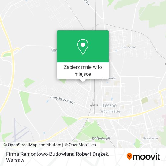 Mapa Firma Remontowo-Budowlana Robert Drążek