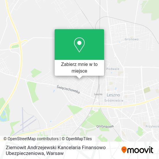 Mapa Ziemowit Andrzejewski Kancelaria Finansowo Ubezpieczeniowa