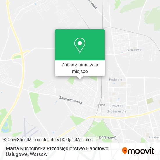 Mapa Marta Kuchcinska Przedsiębiorstwo Handlowo Usługowe