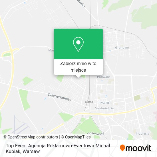 Mapa Top Event Agencja Reklamowo-Eventowa Michał Kubiak