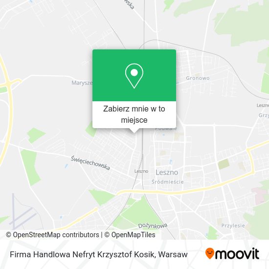 Mapa Firma Handlowa Nefryt Krzysztof Kosik