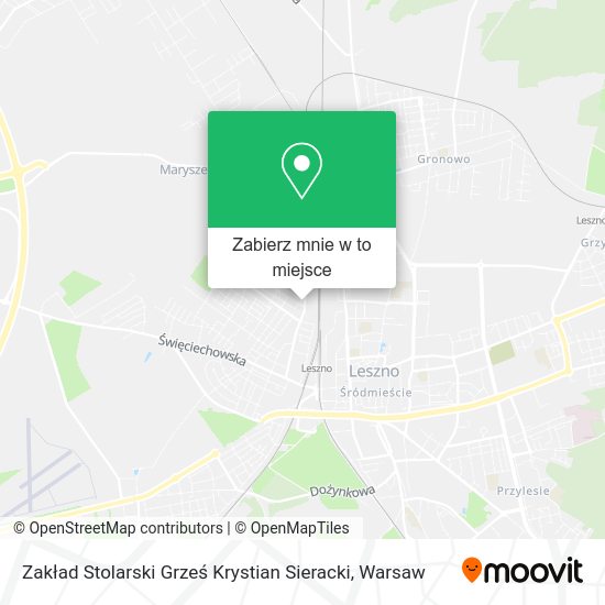 Mapa Zakład Stolarski Grześ Krystian Sieracki