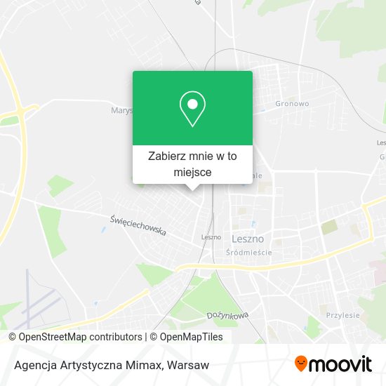 Mapa Agencja Artystyczna Mimax