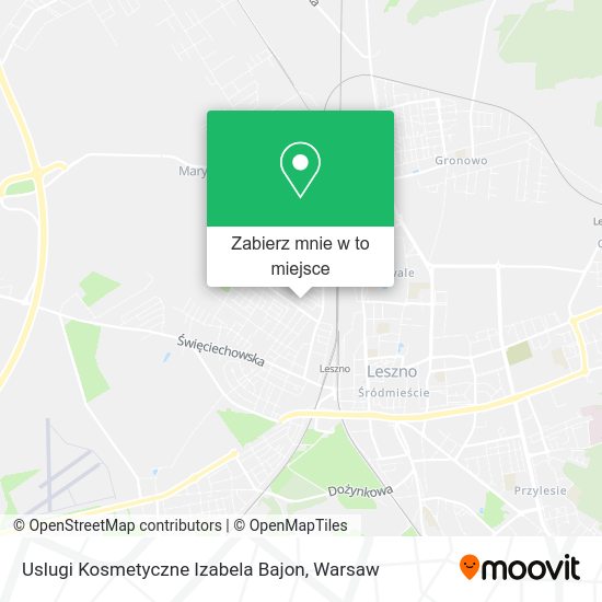 Mapa Uslugi Kosmetyczne Izabela Bajon