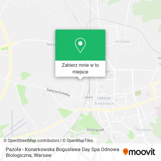 Mapa Pazoła - Konarkowska Bogusława Day Spa Odnowa Biologiczna