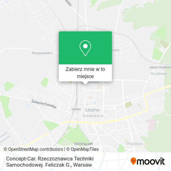 Mapa Concept-Car. Rzeczoznawca Techniki Samochodowej. Feliczak G.