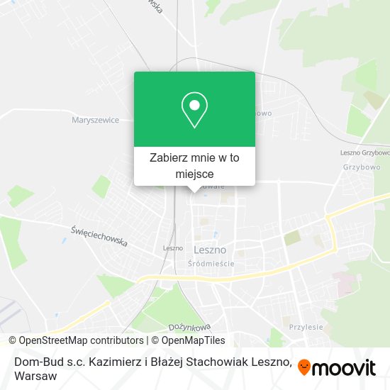 Mapa Dom-Bud s.c. Kazimierz i Błażej Stachowiak Leszno