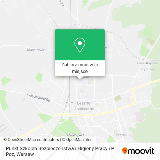 Mapa Punkt Szkolen Bezpieczenstwa i Higieny Pracy i P Poz