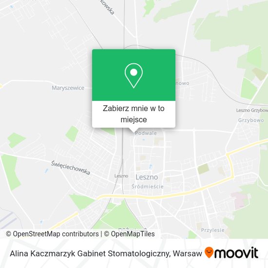 Mapa Alina Kaczmarzyk Gabinet Stomatologiczny