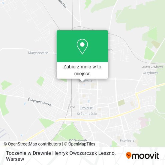 Mapa Toczenie w Drewnie Henryk Owczarczak Leszno