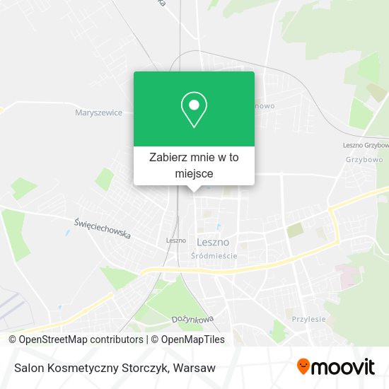 Mapa Salon Kosmetyczny Storczyk