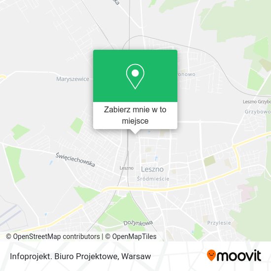 Mapa Infoprojekt. Biuro Projektowe