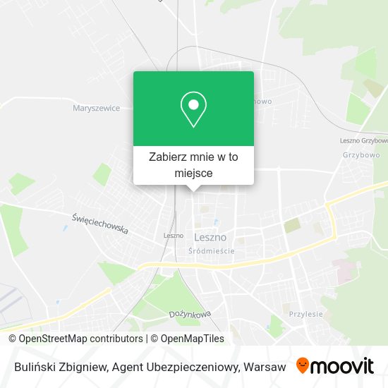 Mapa Buliński Zbigniew, Agent Ubezpieczeniowy