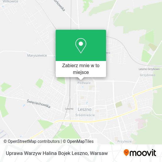 Mapa Uprawa Warzyw Halina Bojek Leszno