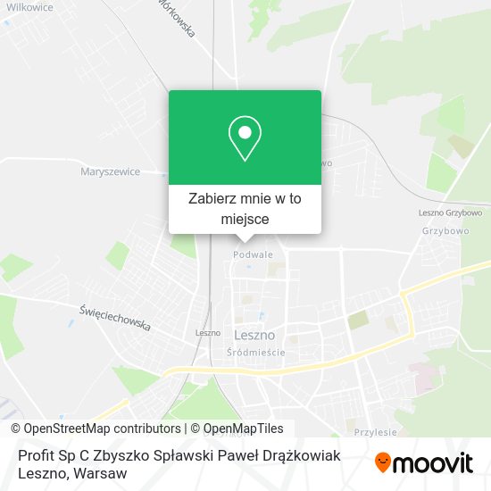 Mapa Profit Sp C Zbyszko Spławski Paweł Drążkowiak Leszno