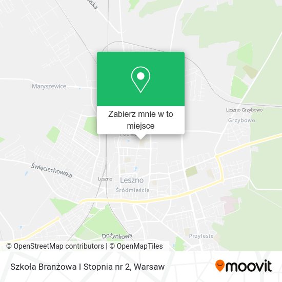 Mapa Szkoła Branżowa I Stopnia nr 2