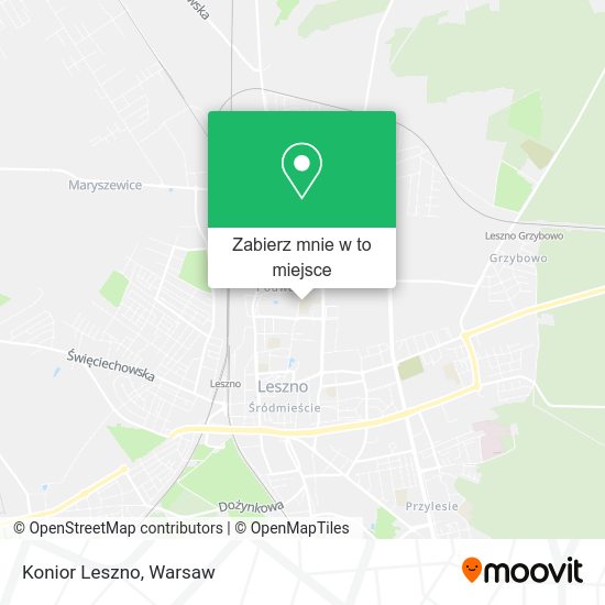 Mapa Konior Leszno