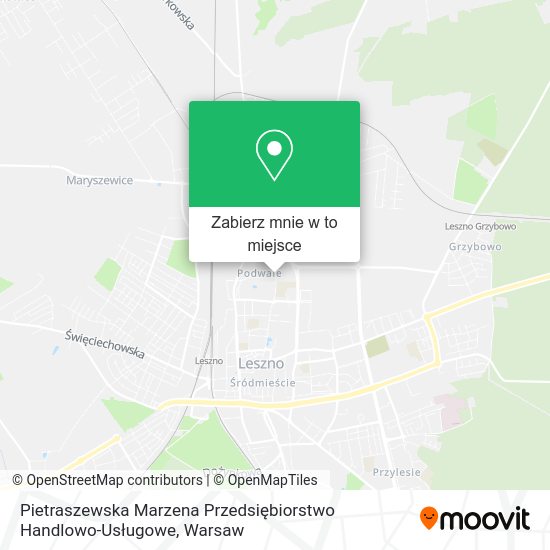 Mapa Pietraszewska Marzena Przedsiębiorstwo Handlowo-Usługowe