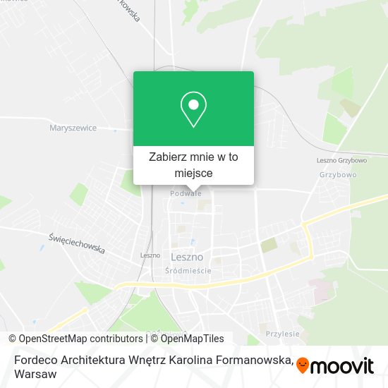 Mapa Fordeco Architektura Wnętrz Karolina Formanowska