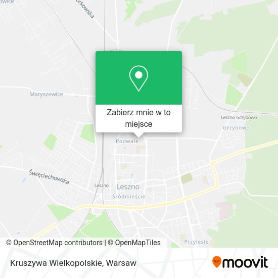 Mapa Kruszywa Wielkopolskie