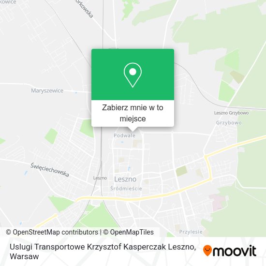 Mapa Uslugi Transportowe Krzysztof Kasperczak Leszno