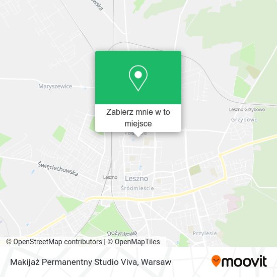 Mapa Makijaż Permanentny Studio Viva