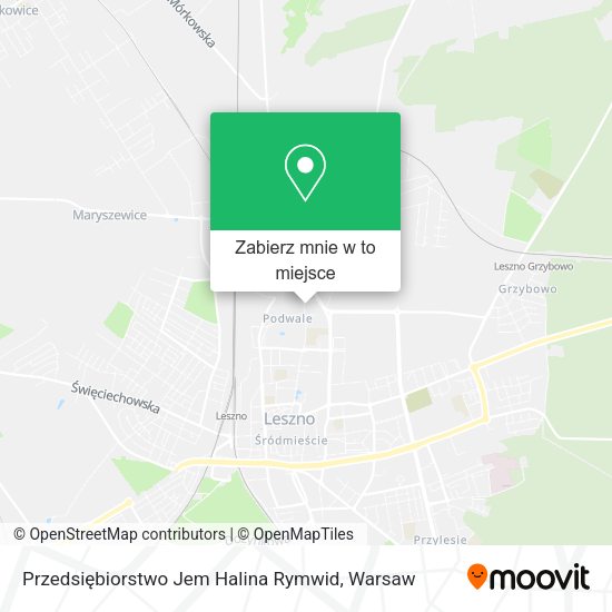 Mapa Przedsiębiorstwo Jem Halina Rymwid