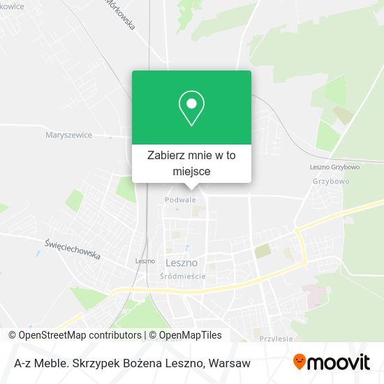 Mapa A-z Meble. Skrzypek Bożena Leszno