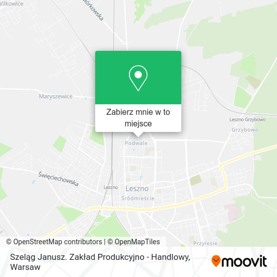 Mapa Szeląg Janusz. Zakład Produkcyjno - Handlowy