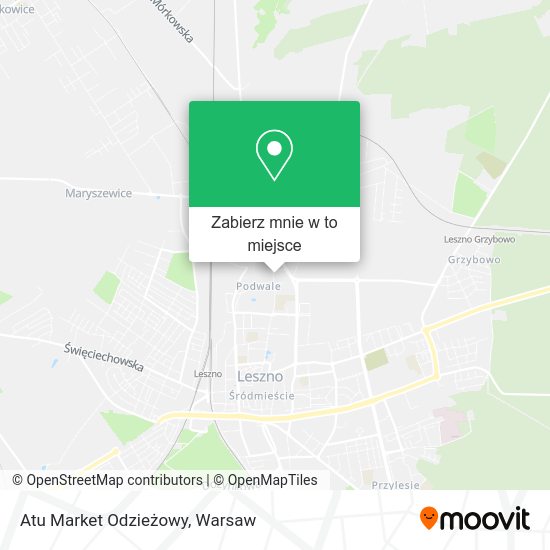 Mapa Atu Market Odzieżowy