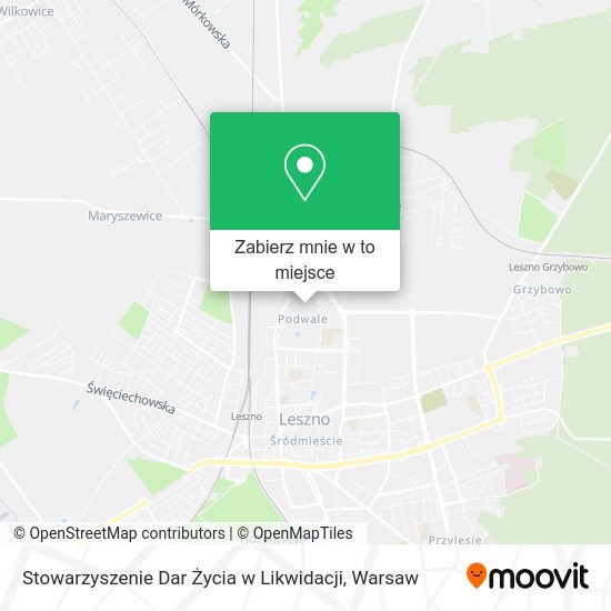 Mapa Stowarzyszenie Dar Życia w Likwidacji