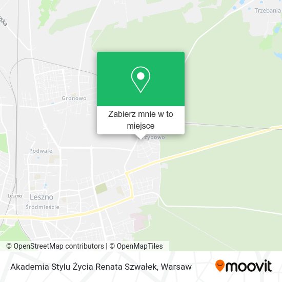 Mapa Akademia Stylu Życia Renata Szwałek