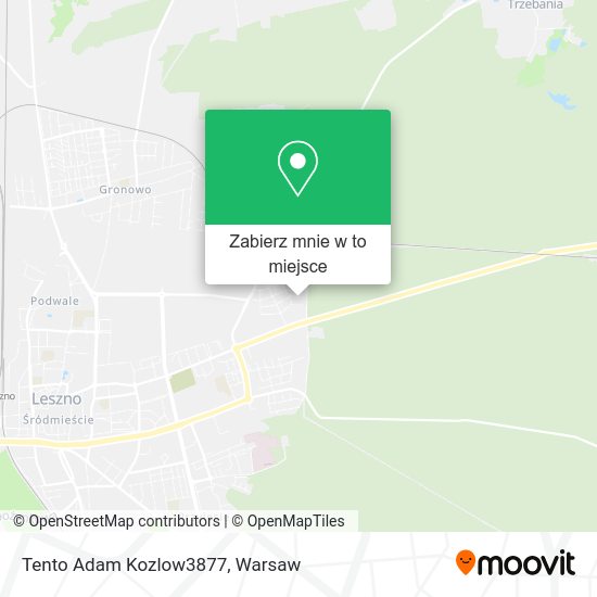 Mapa Tento Adam Kozlow3877