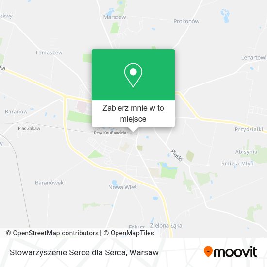 Mapa Stowarzyszenie Serce dla Serca