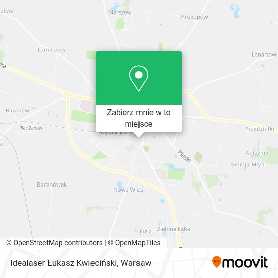 Mapa Idealaser Łukasz Kwieciński