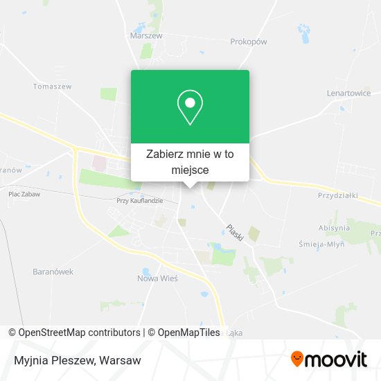 Mapa Myjnia Pleszew