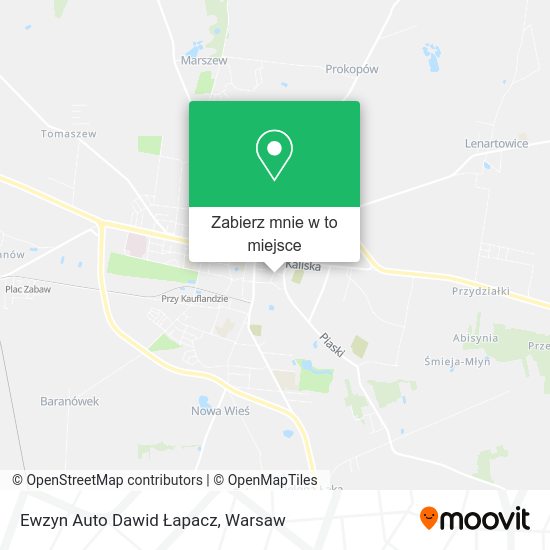 Mapa Ewzyn Auto Dawid Łapacz