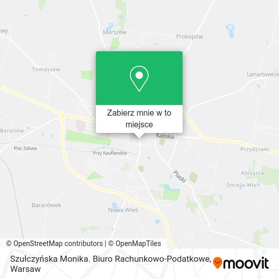 Mapa Szułczyńska Monika. Biuro Rachunkowo-Podatkowe