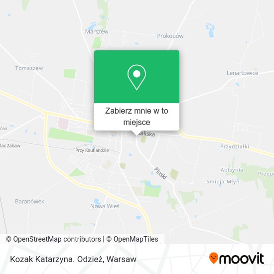 Mapa Kozak Katarzyna. Odzież