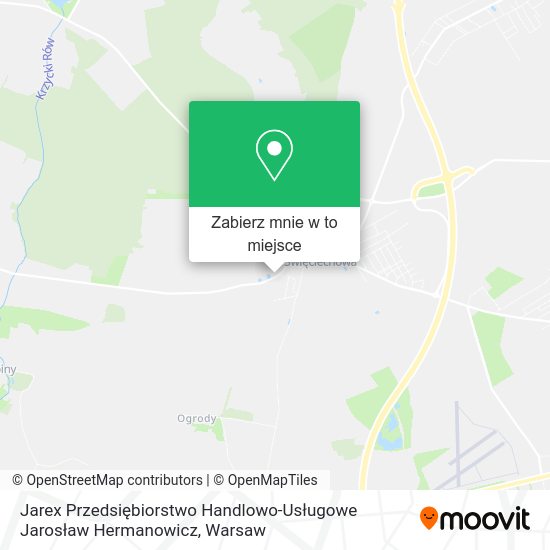 Mapa Jarex Przedsiębiorstwo Handlowo-Usługowe Jarosław Hermanowicz