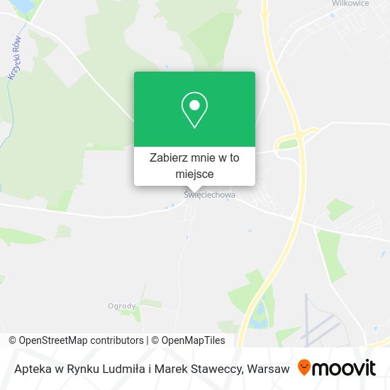 Mapa Apteka w Rynku Ludmiła i Marek Staweccy