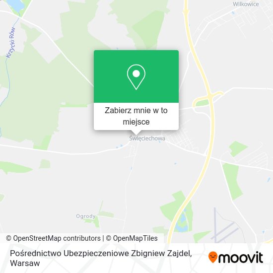 Mapa Pośrednictwo Ubezpieczeniowe Zbigniew Zajdel