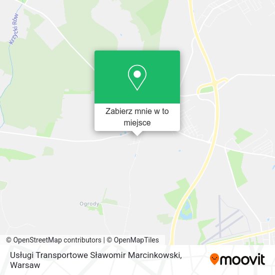 Mapa Usługi Transportowe Sławomir Marcinkowski