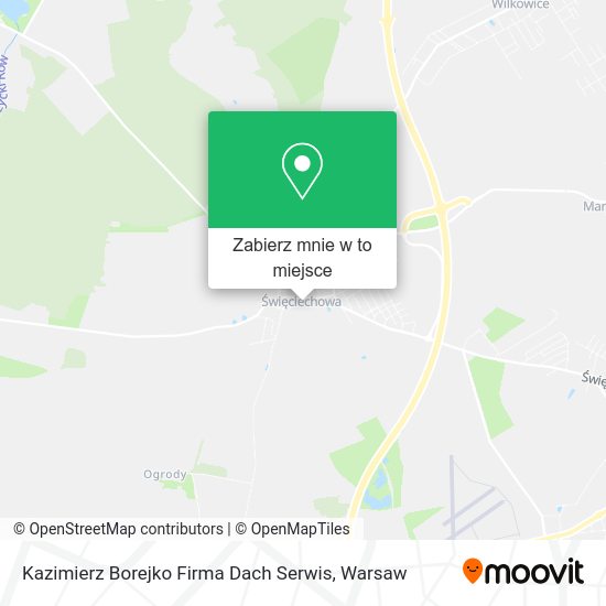 Mapa Kazimierz Borejko Firma Dach Serwis