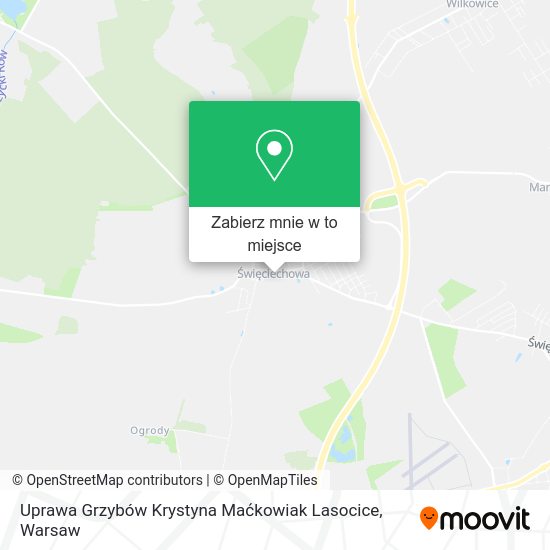 Mapa Uprawa Grzybów Krystyna Maćkowiak Lasocice