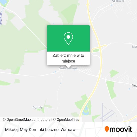 Mapa Mikołaj May Kominki Leszno