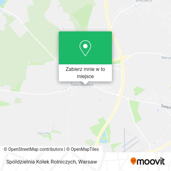 Mapa Spółdzielnia Kółek Rolniczych