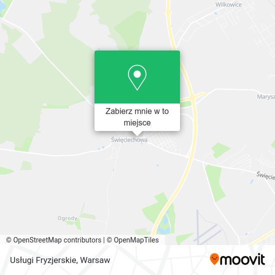 Mapa Usługi Fryzjerskie